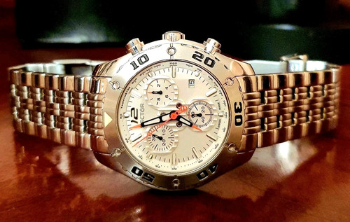 Sector 330 white - white, dial